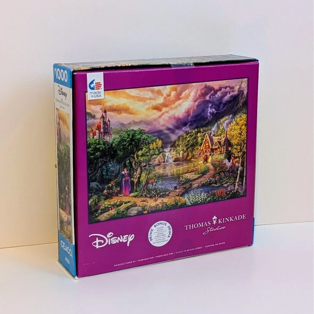 SEALED Thomas Kinkade Disney Jigsaw Puzzle Evil Queen NIB